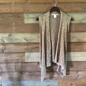 American Rag Sleeveless Knot Sweater